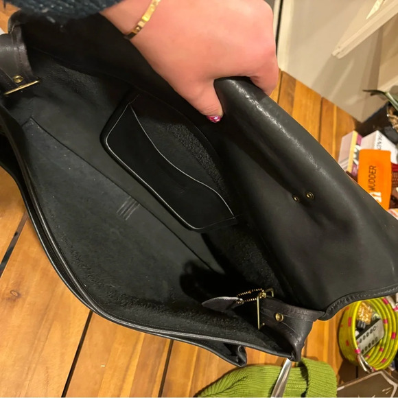Black vintage coach briefcase *no strap* - Picture 5 of 16